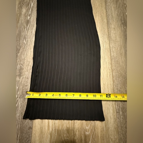 Joie Black Pleated stretch wide leg pants with elastic waist super comfy size L - Picture 6 of 8